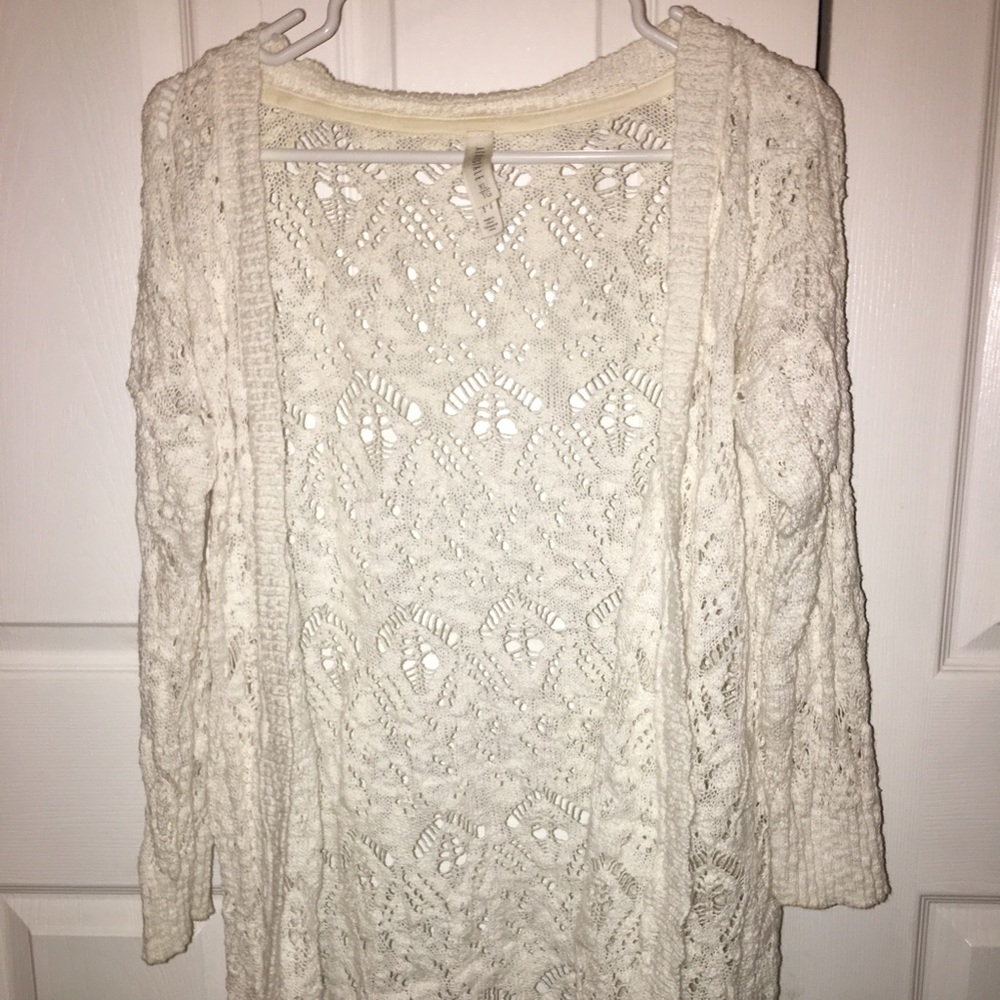 OPEN FRONT CARDIGAN